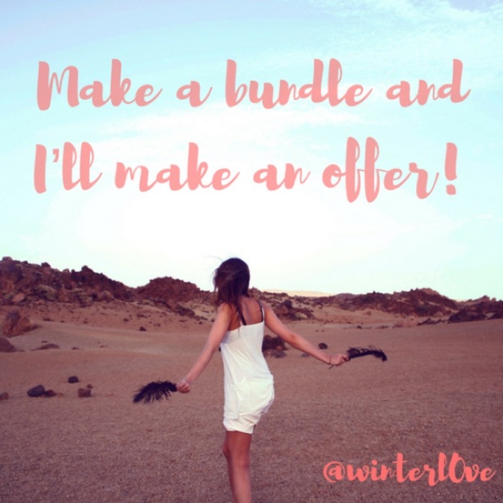✨ Make a bundle and I’ll make an offer! ✨